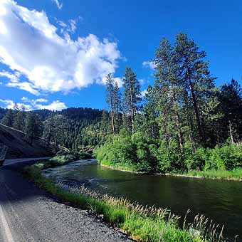 Wallowa River Oregon fly fishing  